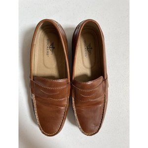 Dockers Shoes Mens Slip On Dress Penny Loafers Size 9.5 M Tan Colleague